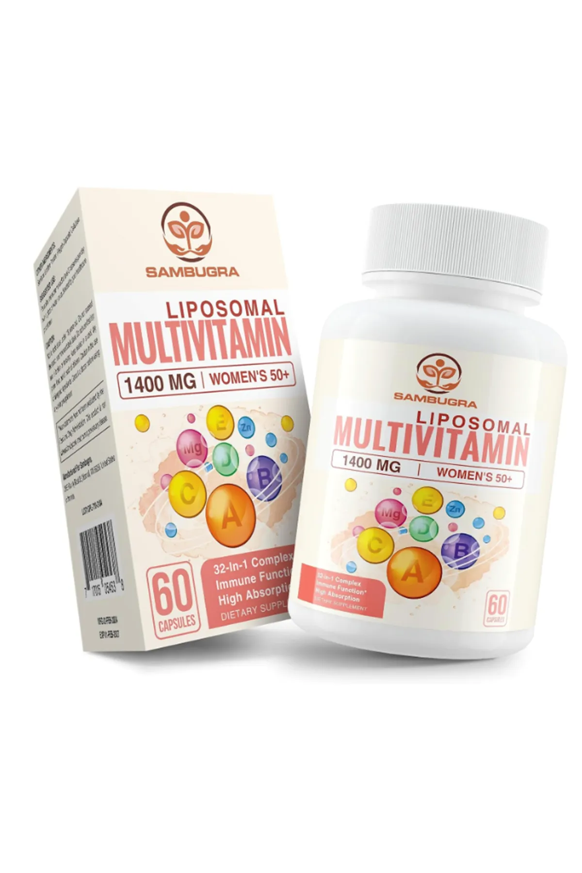 Sambugra Liposomal Multivitamin for Women 50+ 60 Capsul.(Ösg Özel Sporcu Gıdaları)