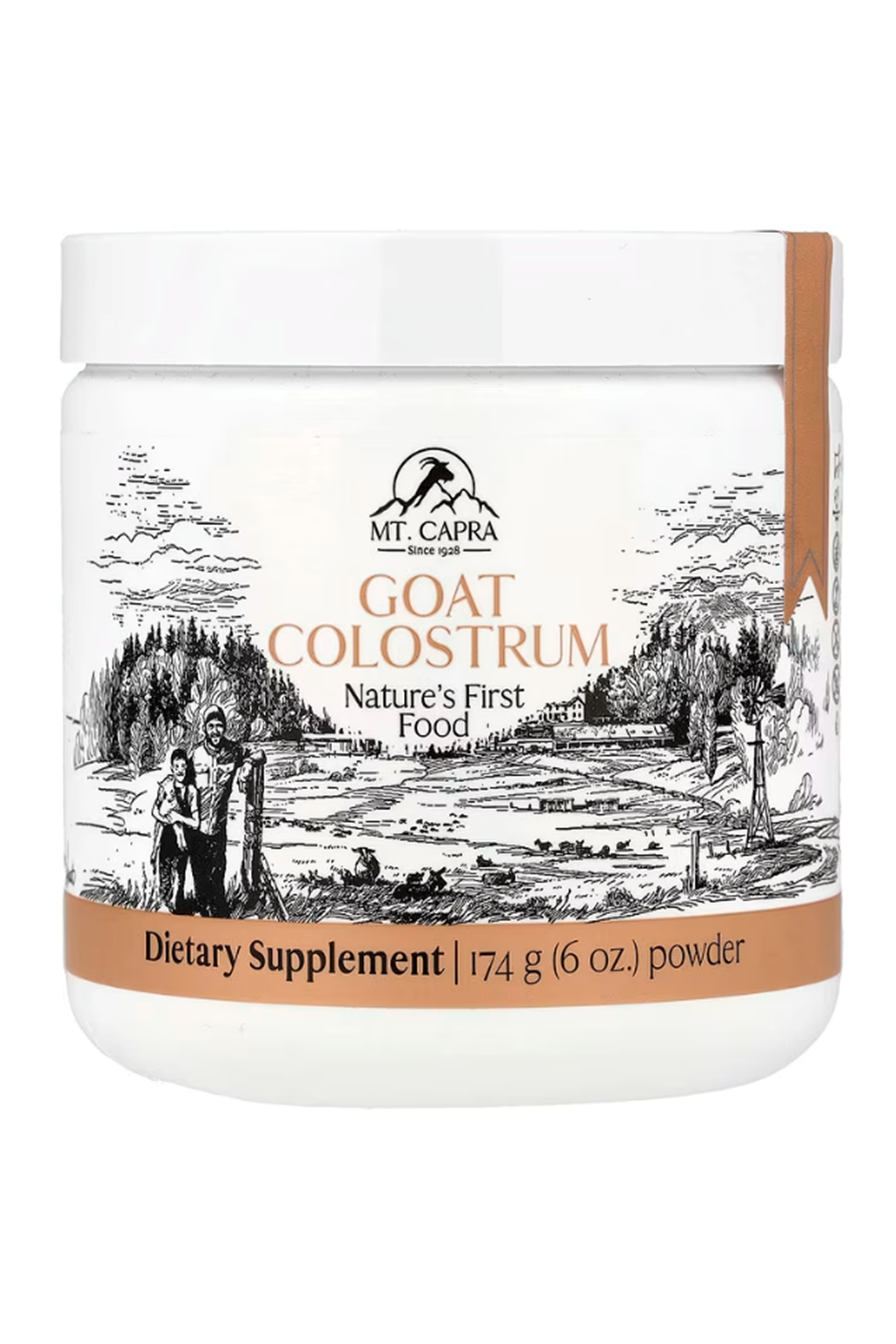 Mt. Capra, Goat Colostrum Powder, 6 oz (174gr 60 Servis) 