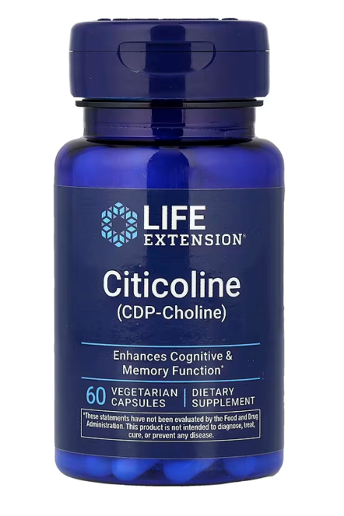 Lıfe Extensıon, Citicoline (CDP-Choline), 60 Vegetarian Capsules.
