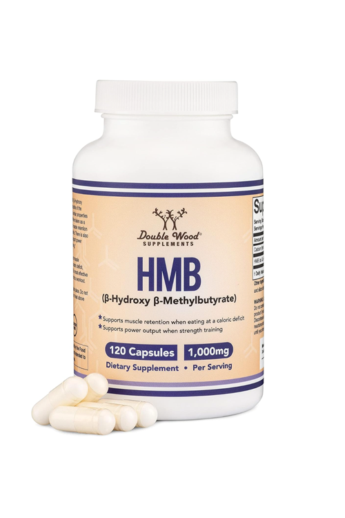 Double Wood HMB Supplement, Third Party Tested, Made in USA, 120 Capsules, 1000mg. 3939