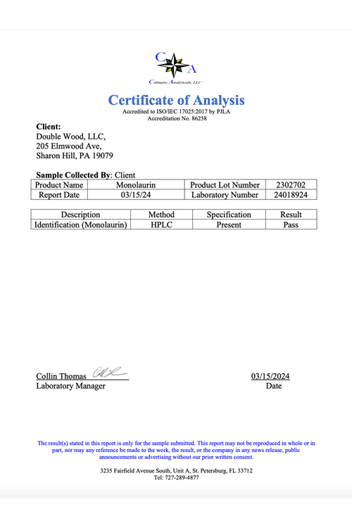 Double Wood Monolaurin Immune 1000mg  210 Capsul.Usa Menşei 4040