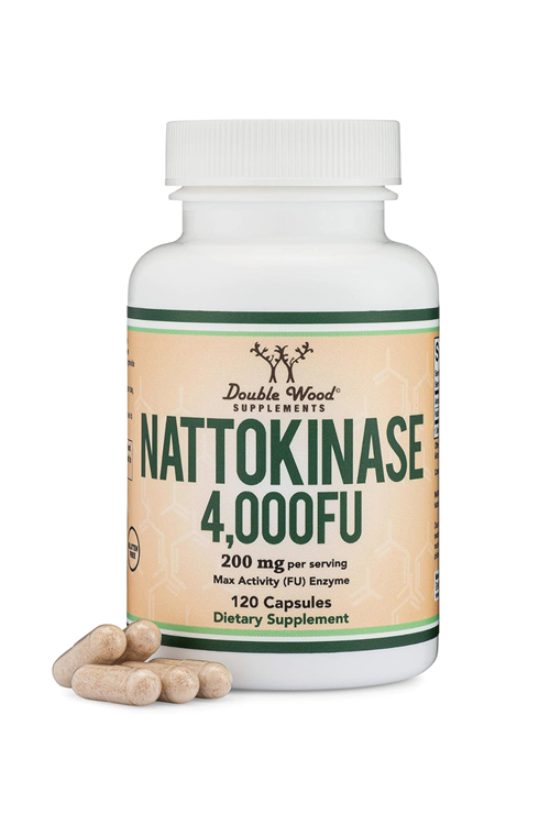 Double Wood Nattokinase  4,000 FU  120 Capsul.3939.