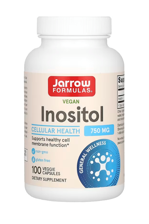 Jarrow Formulas, Vegan Inositol, (ÖSG ÖZEL SPORCU GIDALARI) 750 mg, 100 Veggie Capsules.3943