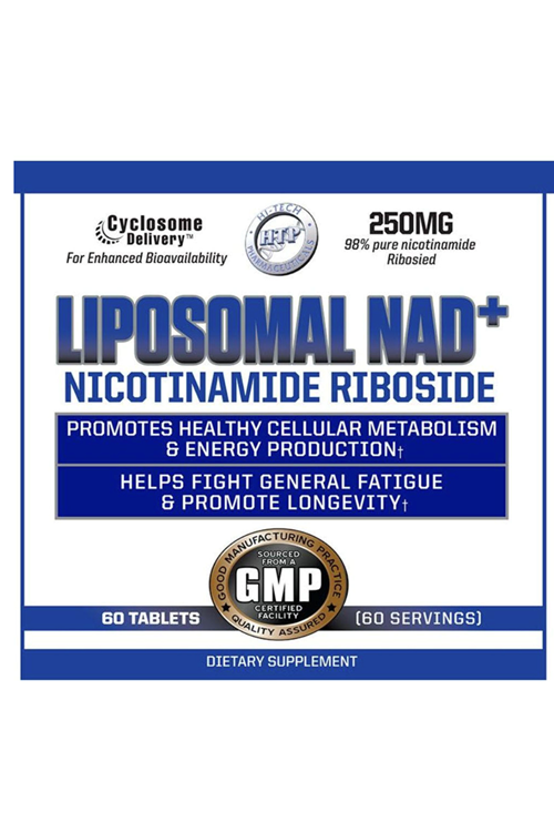 Hi-Tech Pharmaceuticals Liposomal NAD+ 60 Tablets.Usa Version.3940