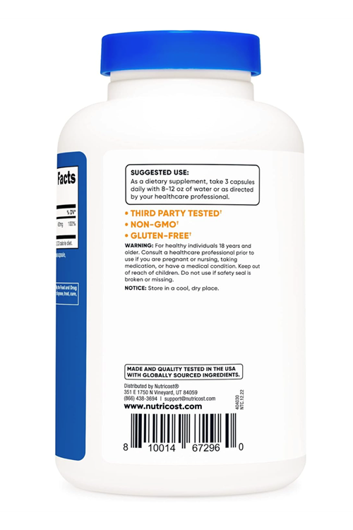 Nutricost, Magnesium Malate, 420 mg, 180 Capsules. Usa 38.