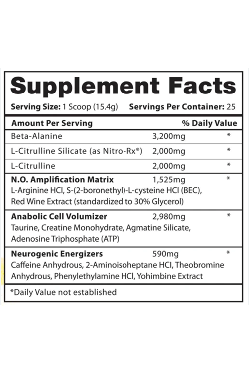 Hi-Tech Pharmaceuticals Krank3d New Pre Workout 385gr.Usa 43.