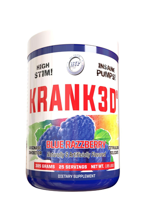 Hi-Tech Pharmaceuticals Krank3d New Pre Workout 385gr.Usa 3843