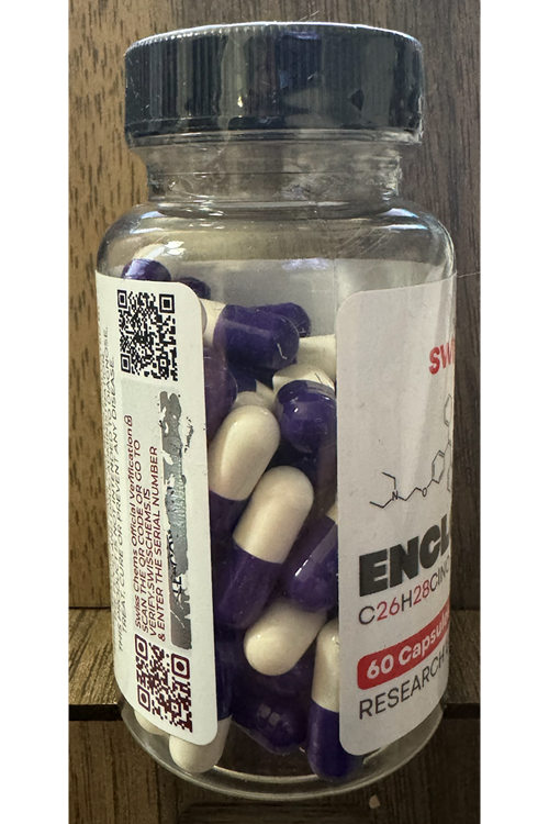 SwissChems Enclomiphene 750 mg/60 caps (12.5 mg/capsule).Orj Usa Firma Ürünü.3561