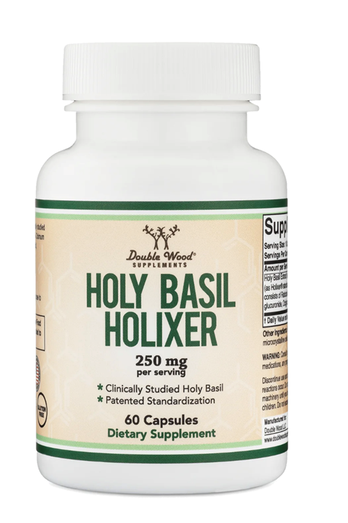 Double Wood  Holixer Holy Basil Extract (ÖSG ÖZEL SPORCU GIDALARI) 250mg 60 Capsul.38.