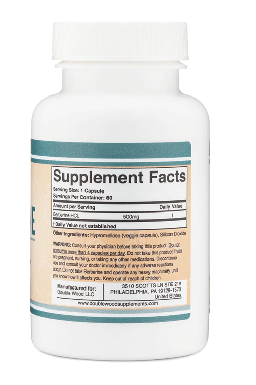 Double Wood Berberine 500mg 60 Capsul.(Abd Menşeidir).39.