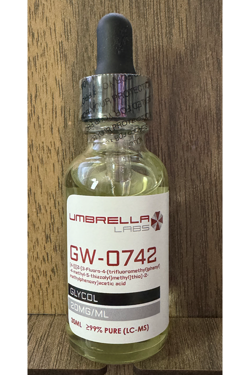 Umbrella Labs GW-0742 20mg-30ml.(SKT:09.2025) (ORIJINALLİK HOLOGRAMI ve KAREKOD VARDIR). Usa Version 53.