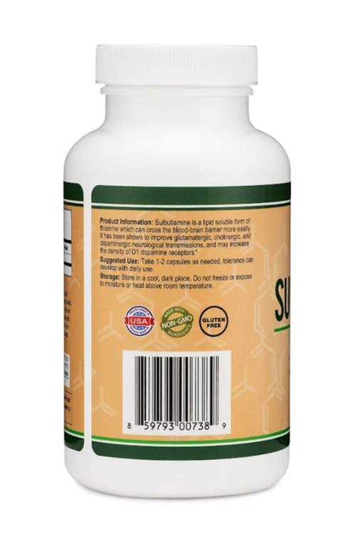 Double Wood Sulbutiamine 200mg 90 Capsul. Usa Version 36.