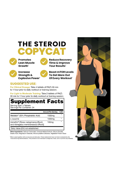 HPN PA-7  Phosphatidic Acid 96 Tablet Muscle Builder - Boost mTOR. Usa Version 82.
