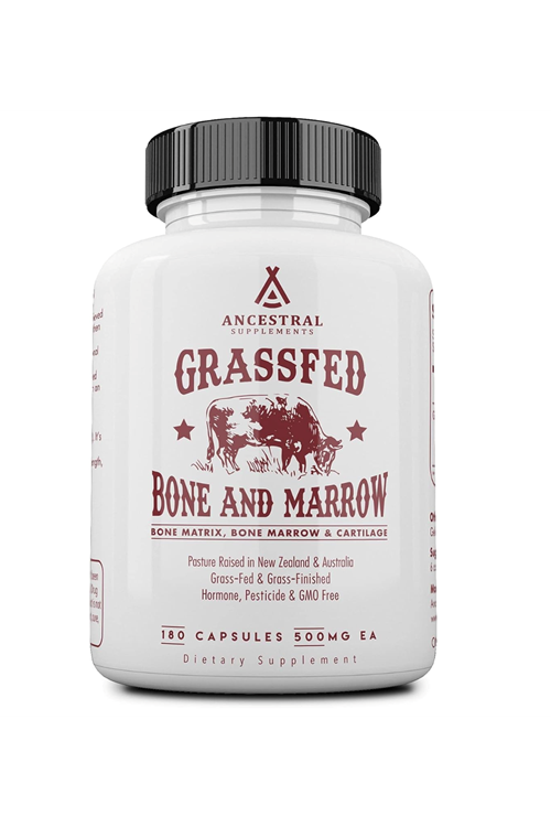 Ancestral Supplements Grass Fed Beef Bone and Marow 3000mg,  180 Capsul.Abd Menşei 4165.