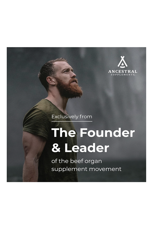 Ancestral Supplements Grass Fed Beef Bone and Marow 3000mg,  180 Capsul.Abd Menşei 79.