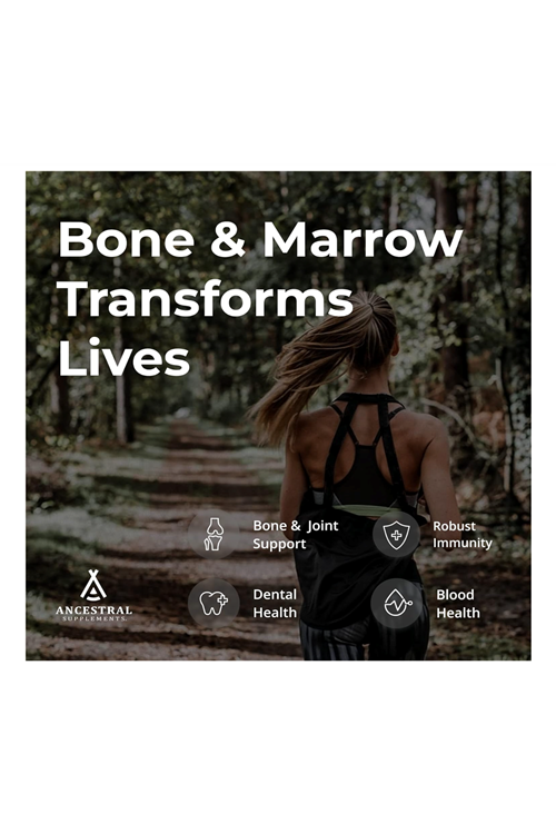 Ancestral Supplements Grass Fed Beef Bone and Marow 3000mg,  180 Capsul.Abd Menşei 4165.