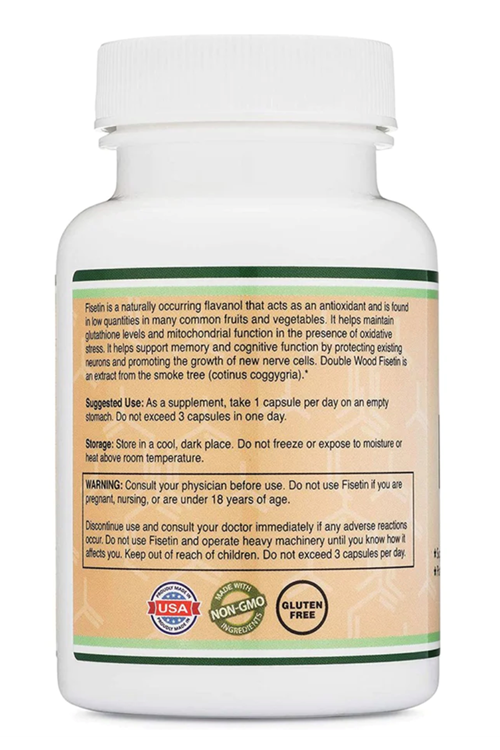 Double Wood Fisetin 100mg 60 Capsul. Usa Version 41.