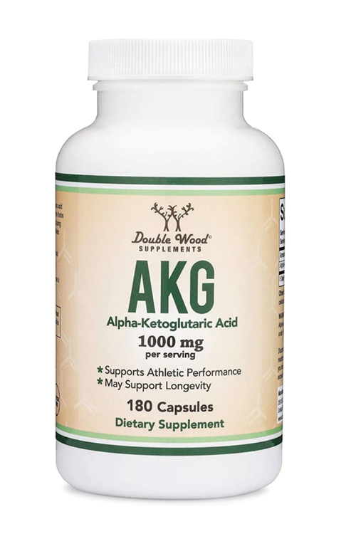 Double Wood  Alpha-Ketoglutaric Acid (AKG) 1000mg 180 Capsul. Usa Version.3941.