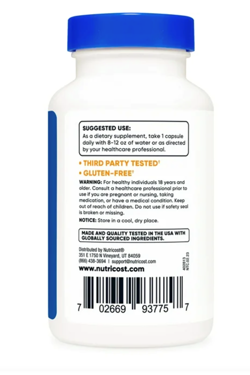 Nutricost N-Acetyl L-Tyrosine (NALT) 350mg, 120 Capsules.4035