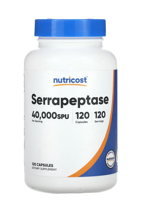 Nutricost Serrapeptase 40,000 SPU, 120 Capsules.36.