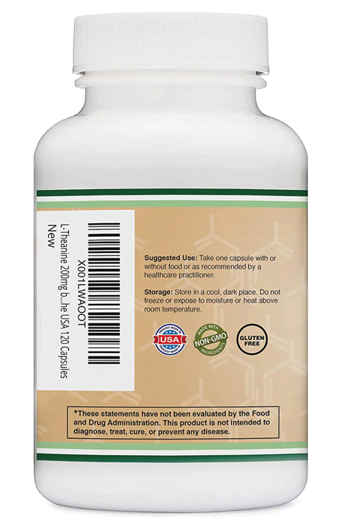 Double Wood L-Theanine 200mg 120 Capsul.Abd Menşei.38.