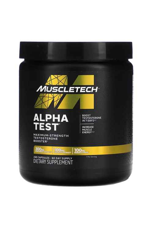 MuscleTech, Alpha Test, 240 Capsules.ABD Usa Version.3976