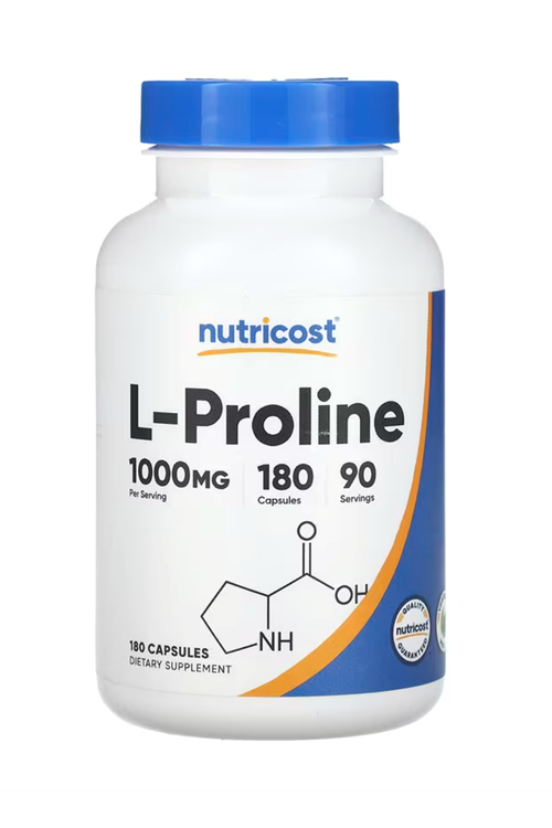 Nutricost, L-Proline, 1,000 mg, 180 Capsules (500 mg per Capsule).Usa 37.