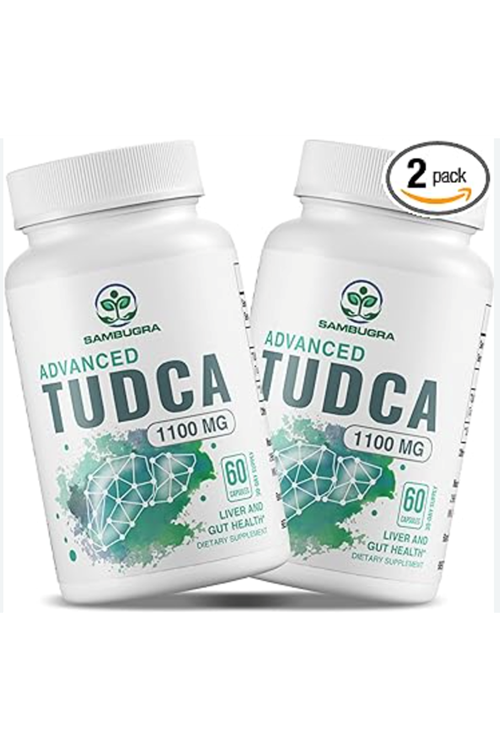 SAMBUGRA TUDCA Liver  1100mg, Ultra Strength, Liver Cleanse Detox and Repair, 120 Capsules.Usa Amazon Best Seller 086