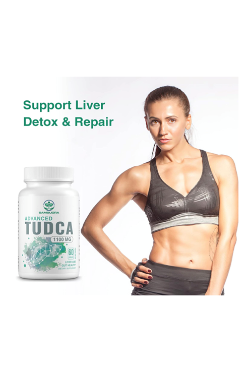 SAMBUGRA TUDCA Liver  1100mg, Ultra Strength, Liver Cleanse Detox and Repair, 120 Capsules.Usa Amazon Best Seller 086