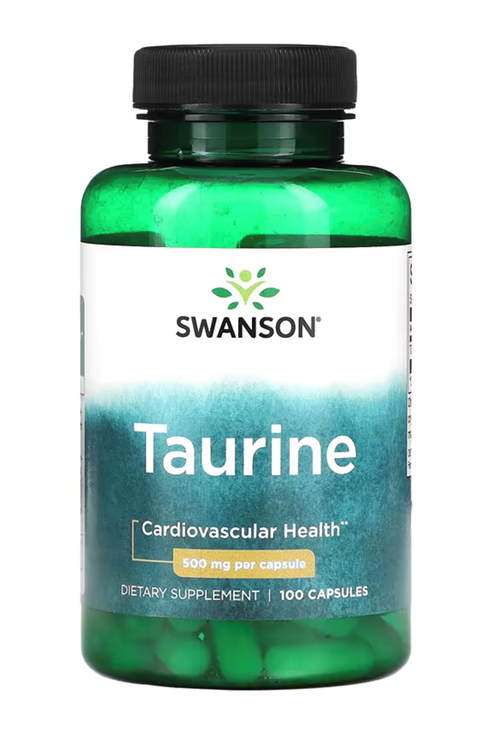 Swanson, Taurine, 500 mg, 100 Capsules. Usa Version.3826