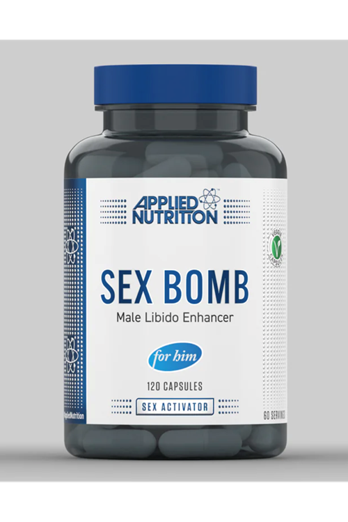 Aplıed Nutrıtıon SEX BOMB FOR MEN Testosteron Booster Özel Form 120 Capsul.Orıjınal İngiliz Menşei.4161