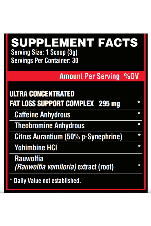 Nutrex Lipo-6 Black UC Powder 30 Servis. Usa Version 30.