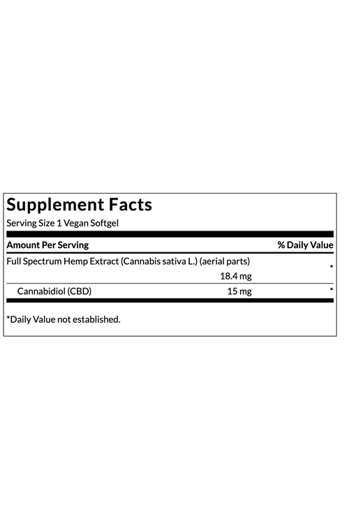 Swanson Ultra C.B.D Full Spectrum 15mg 60 Vegan Softgels. Usa Version 4059