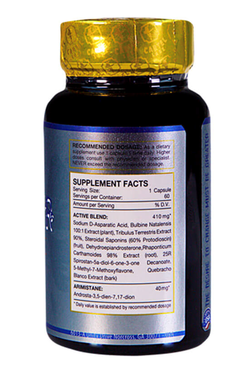 Cartel Labz Testovar 60 capsul 450mg active blend / 40mg ARIMISTANE / 60 servings.Made ın usa.4555