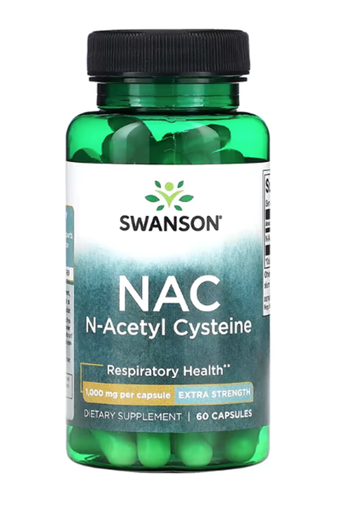 Swanson, N.A.C N-Acetyl Cysteine, 1,000 mg, 60 Capsules. Usa Versiondur..Eu Version Değildir.3530