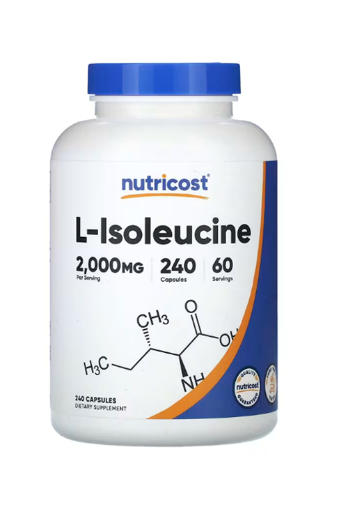 Nutricost L-Isoleucine 2000mg Per Serving, 240 Capsules (60 Servings).3936