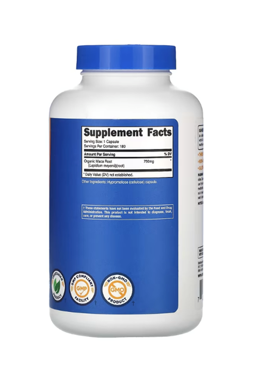 Nutricost, Maca Root , 750 mg , 180 Capsul. 4037