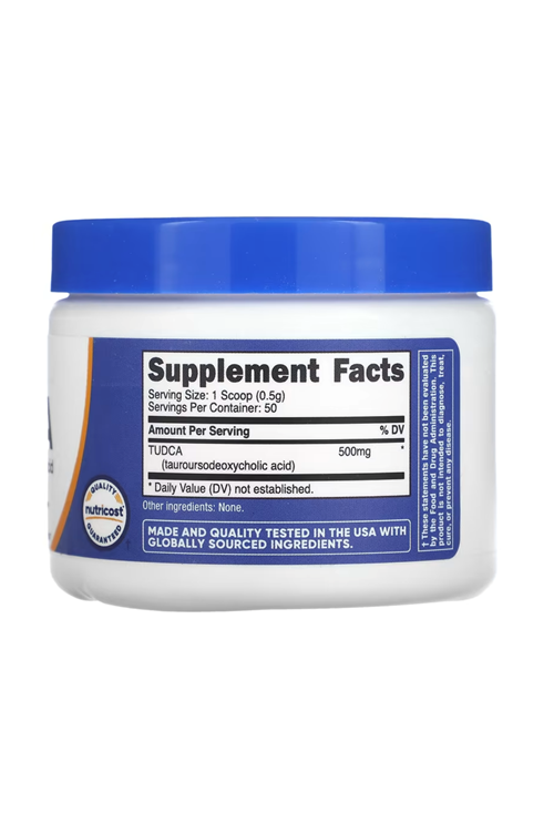 Nutricost TUDCA 1 Servis 500mg 50 Servis (25 gr).Abd 4062