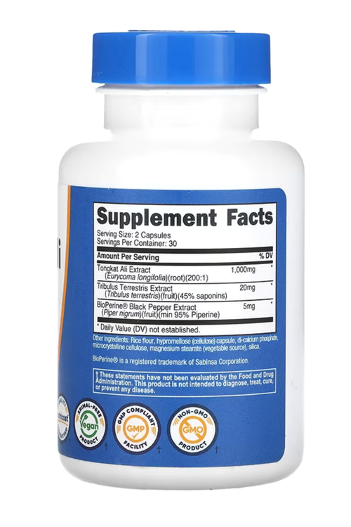 Nutricost Tongkat Ali 500mg 60 Capsules.33.