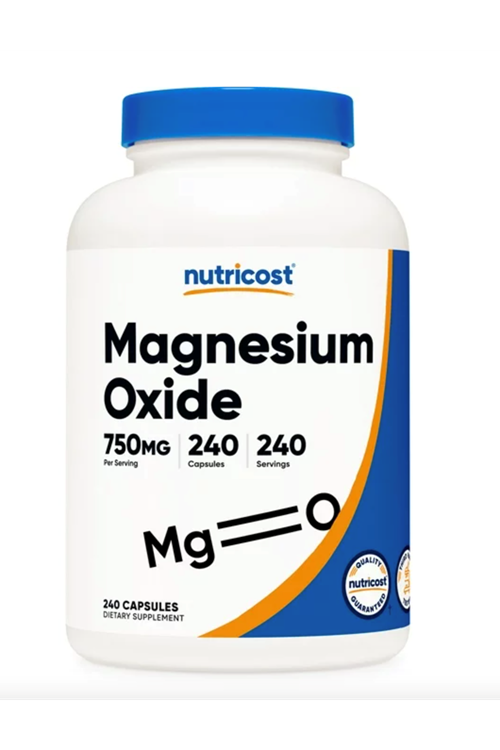 Nutricost (Özelsporcugıdaların'dan !!) Magnesium Oxide 750mg, 240 Capsules.36.