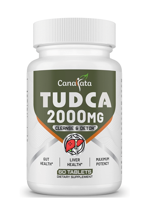 Canarata TUDCA Liver  2000mg - Strong Bile Salts  Liver Detox & Cleanse - Liver and Gallbladder 60 Tablets. UsaAmazon Best Seller.4052