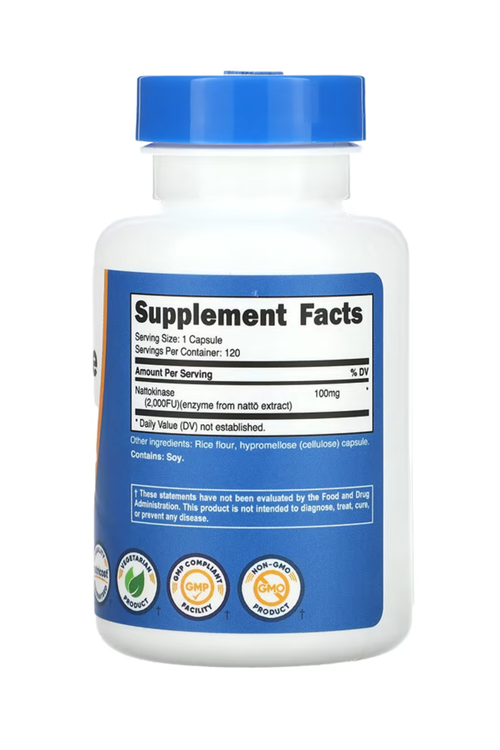 Nutricost Nattokinase 2000FU 120 Vegi Capsul.Usa Menşei 38.