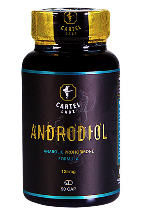 Cartel Labz Androdiol 90 capsules / 125mg Prohormone Stack / 90 servings.MADE IN USA..4550