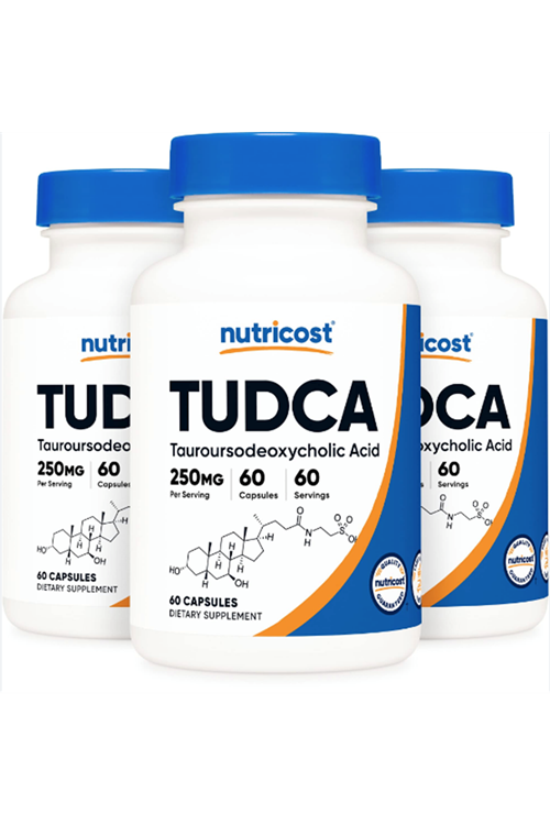 Nutricost Tudca 250mg, 180 Capsul. Usa Version.