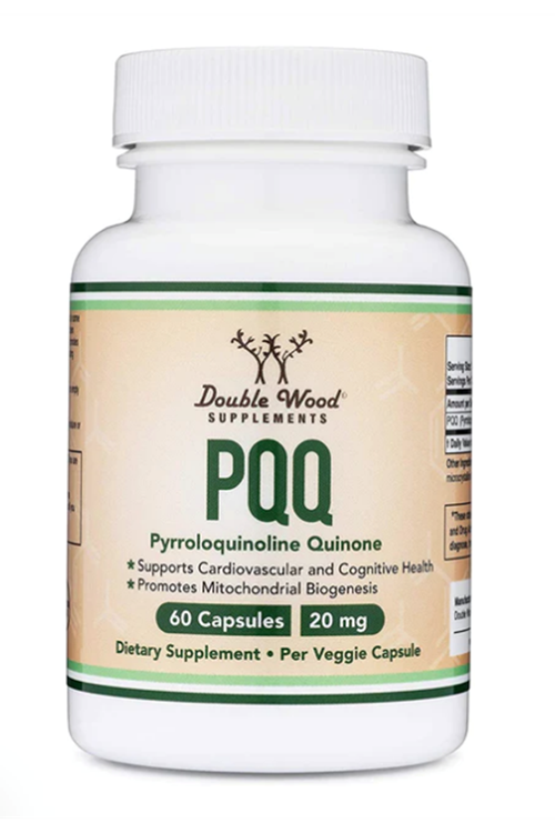 Double Wood  PQQ (Pyrroloquinoline quinone) 20mg 60 Capsul.Orj Abd Firma Ürünü.39.