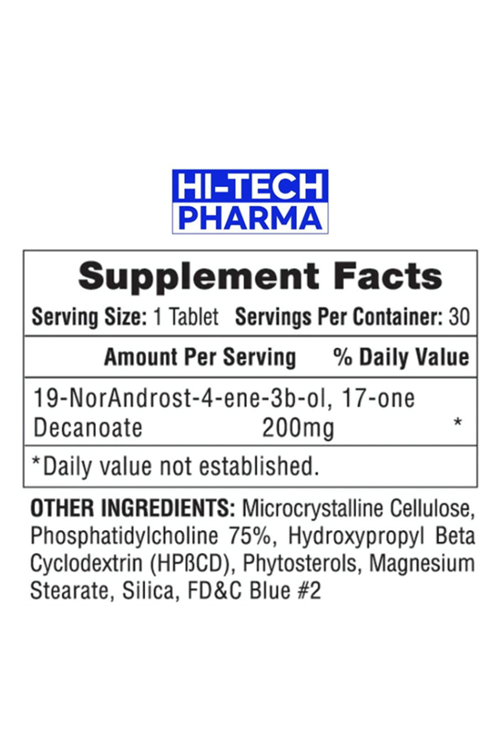 Hi-Tech Pharmaceuticals Deca-Durabolin 30 Tablets.4060