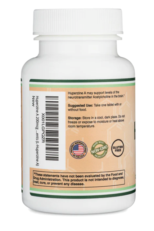 Double Wood  Huperzine A 200mcg 120 Tablet.Abd Menşei 3938