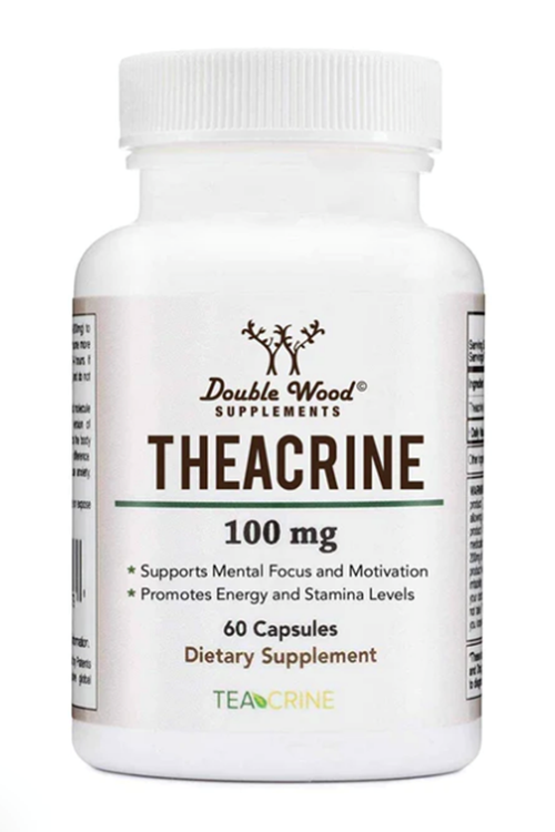 Double Wood  Theacrine. 100mg 60 Capsul. Usa Version 40.