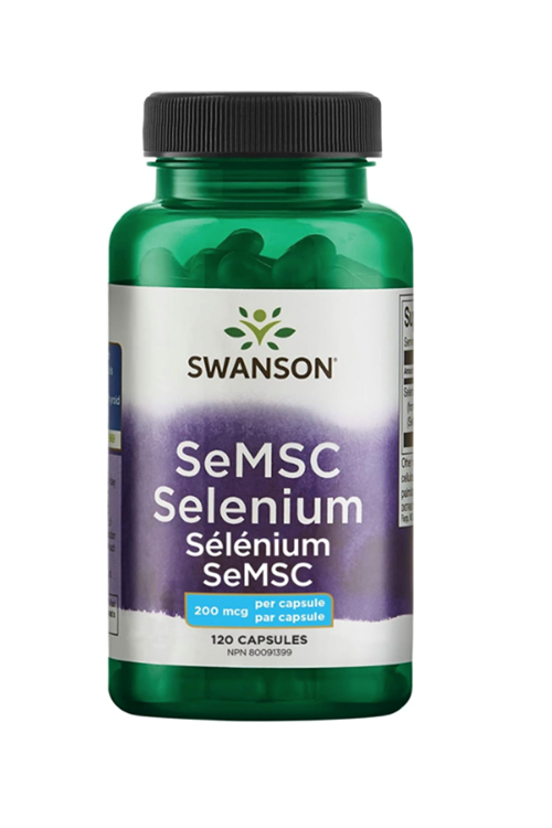 Swanson Semsc Selenium 200 mcg 120 Capsules. Usa Version.3930
