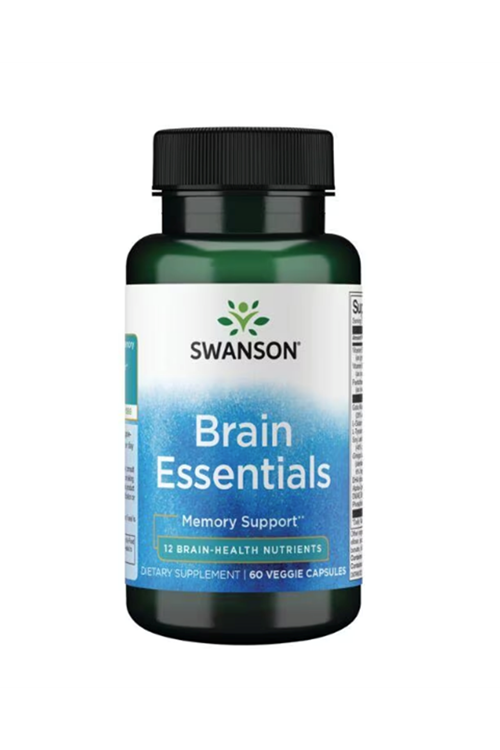 Swanson Condition Specific Formulas Brain Essentials Nootropic 12 BRAIN-HEALT 60 Capsul. Usa Version 29.